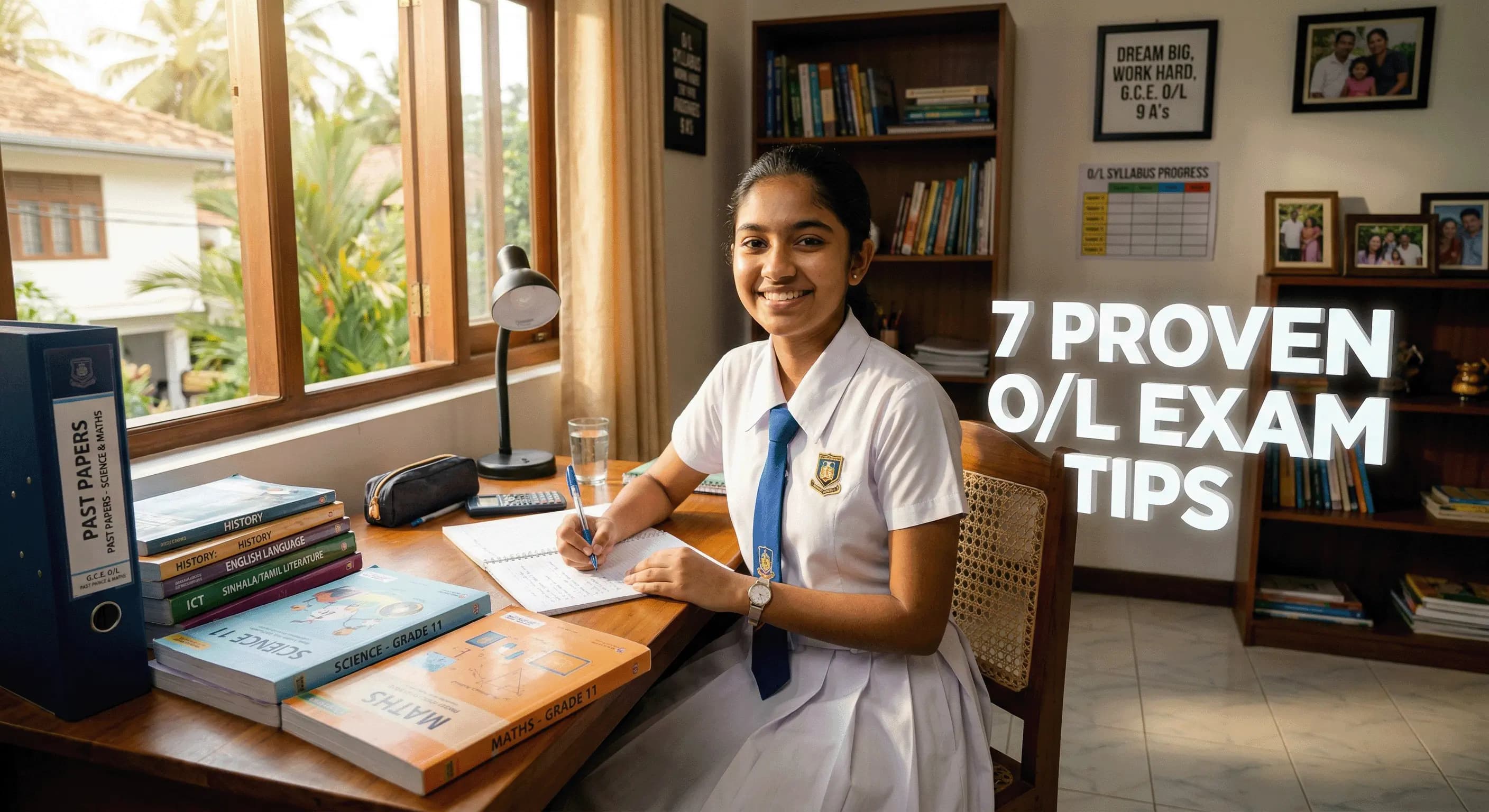 7 Proven O/L Exam Tips for Sri Lankan Students to Score A's